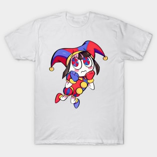 Pomni concerned the amazing digital circus character T-Shirt